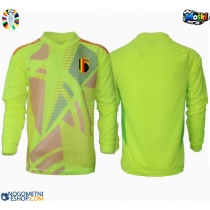 Moški Nogometni dresi Belgija Vratar Gostujoči EP 2024 Dolgi Rokav